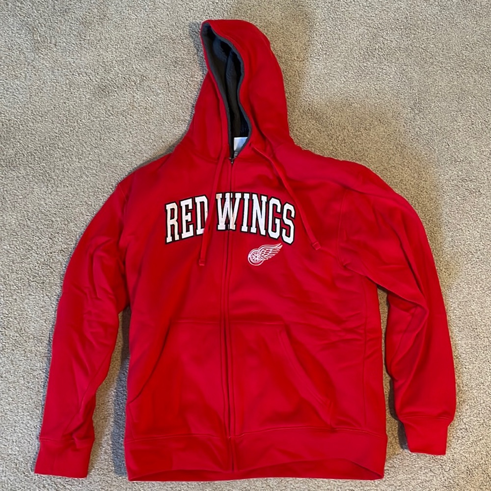 NHL Red Wings Zip Up Hoodie